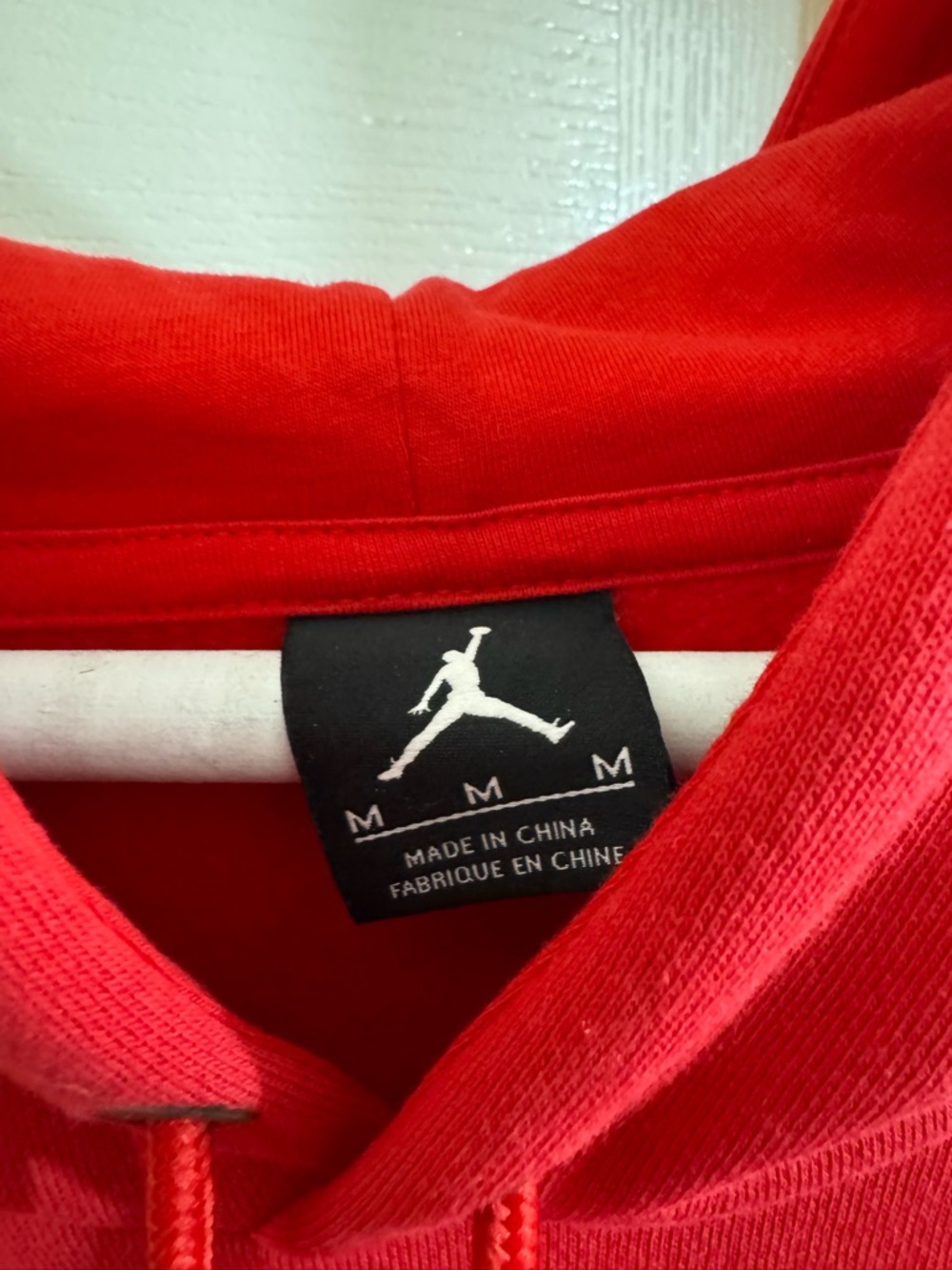 NEW Air Jordan Red & Black Pullover Hoodie - Picture 5 of 10